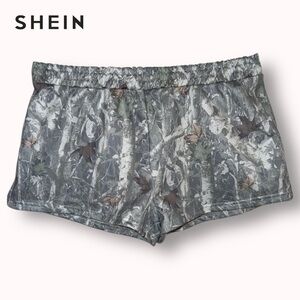 SHEIN mini camo shorts